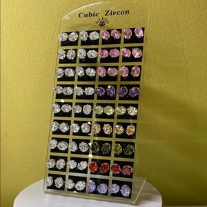 Cubic Zirconia Stud Earring